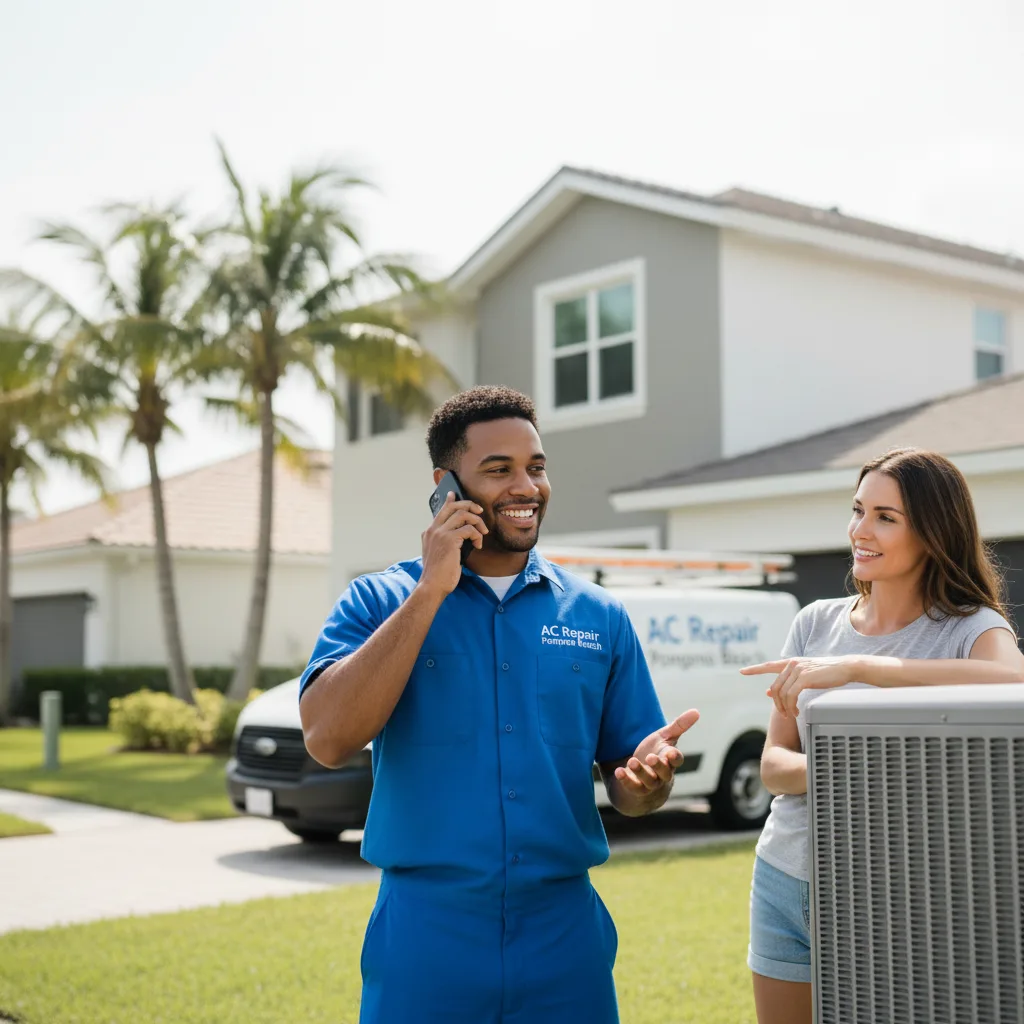 AC Repair Pompano Beach customer support in Byfield